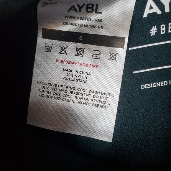 AYBL Balance V2 Seamless Long Sleeve Crop Top Size Small Womens NWT Ribbed Gym - Picture 8 of 16